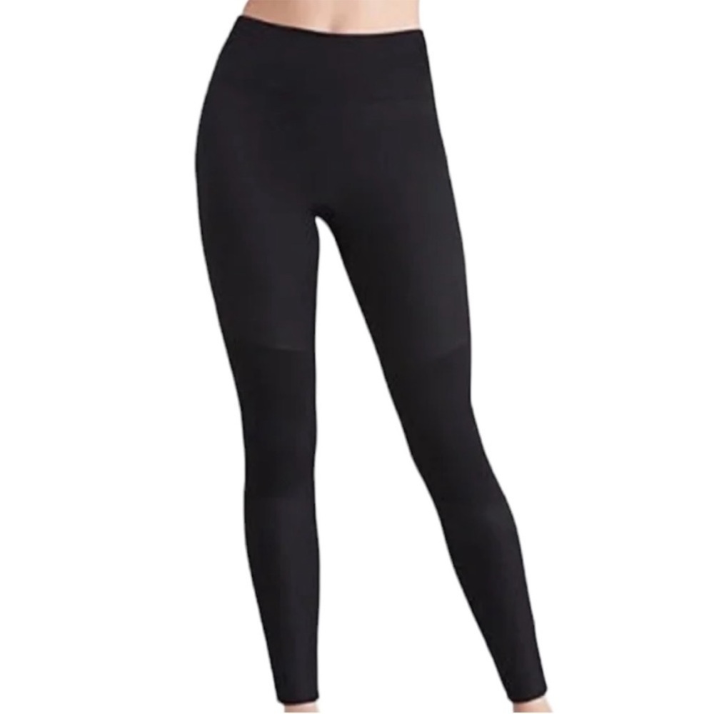 Spanx Assets Red Hot Label Structured Leggings Like New Women's Size Large Black